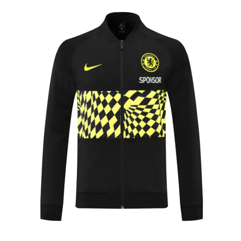 Chelsea Track Jacket 2021/22 - Black&Yellow - gogoalshop