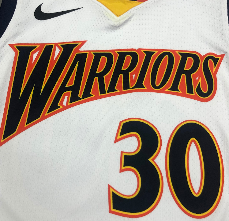 nike warriors throwback jersey