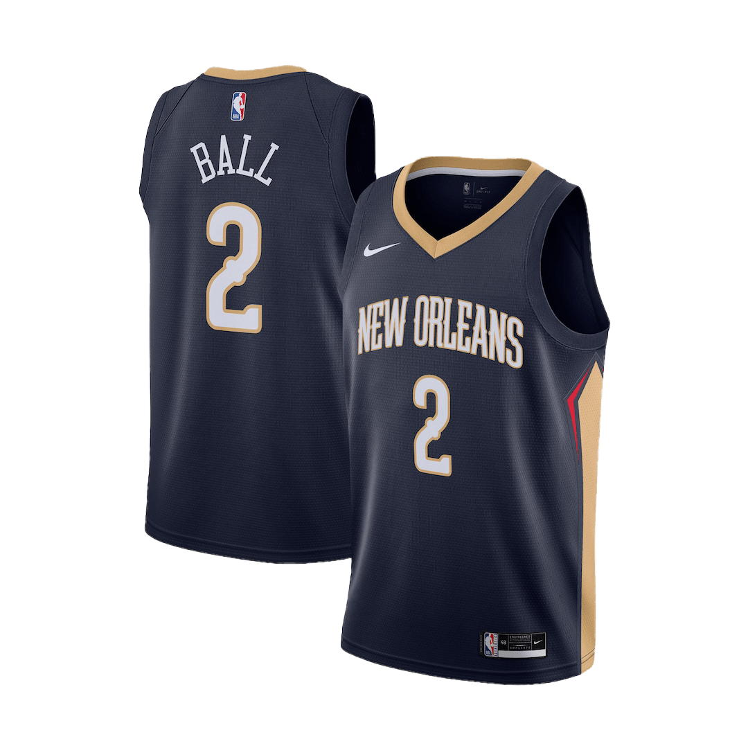 ابكس Swingman Lonzo Ball #2 New Orleans Pelicans Jersey 2020/21 By Nike ... ابكس