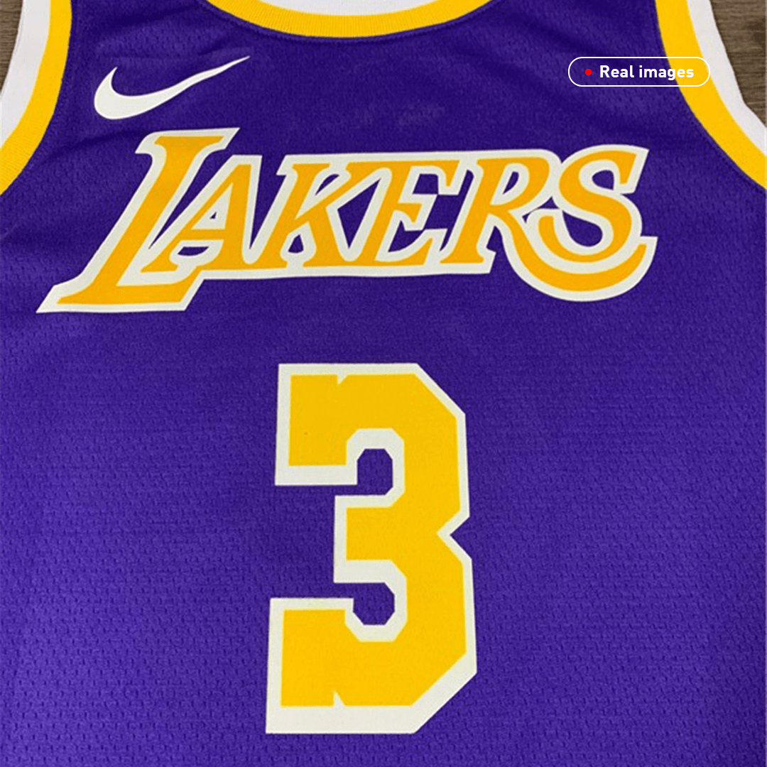 اسماء Swingman Anthony Davis #3 Los Angeles Lakers Jersey By Nike Purple ... اسماء