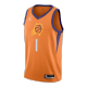 Swingman Devin Booker #1 Phoenix Suns Jersey 2020/21 By Jordan Orange