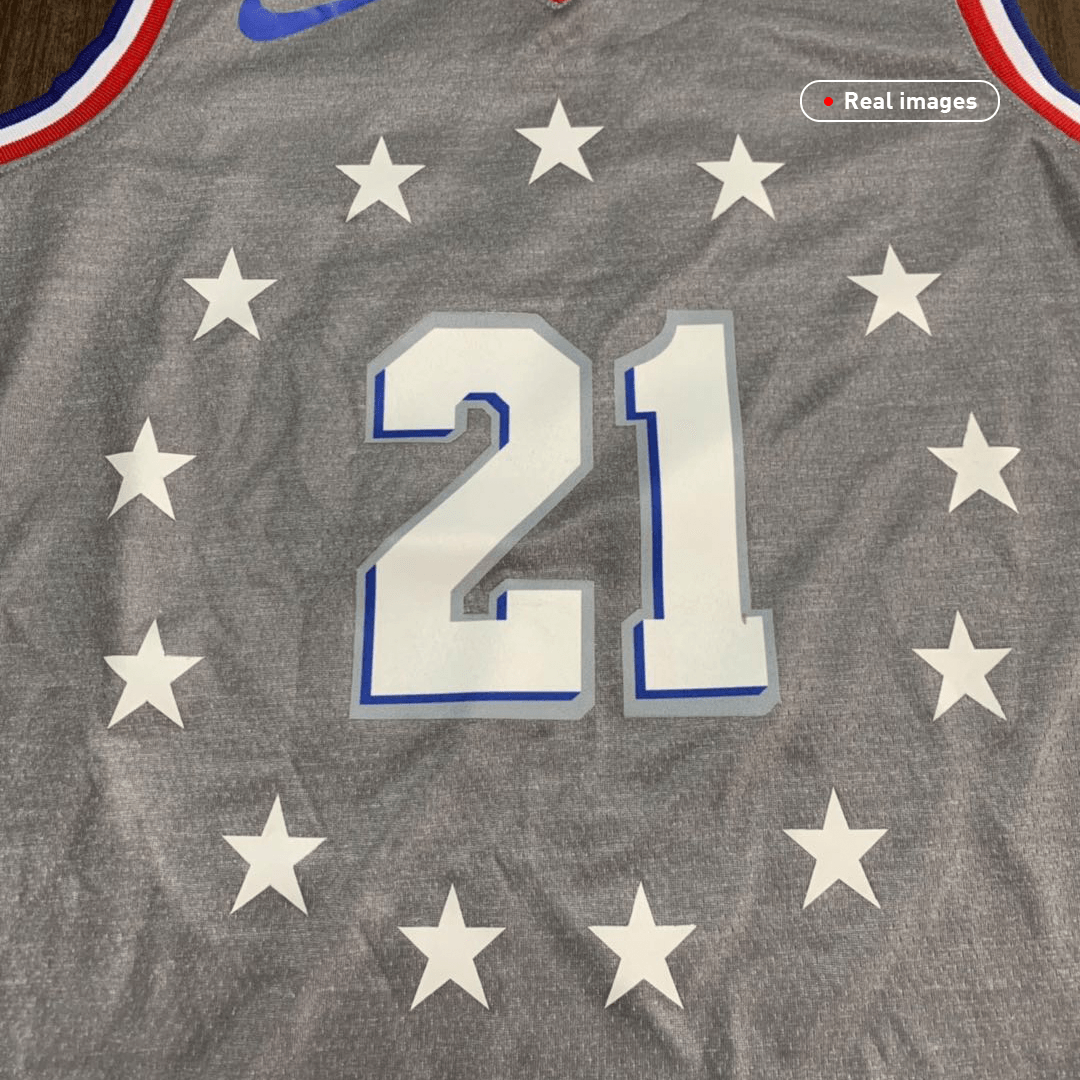 embiid gray jersey