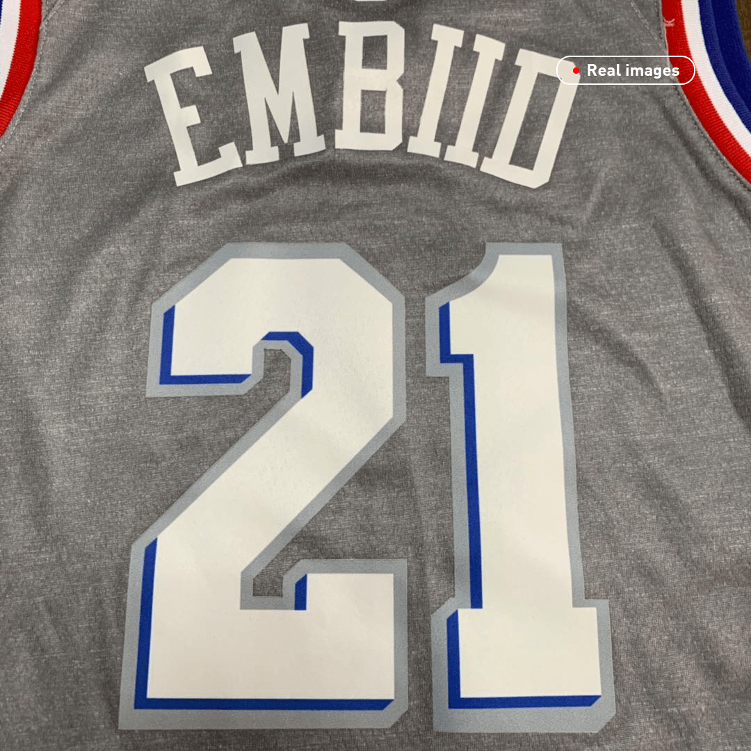 embiid gray jersey