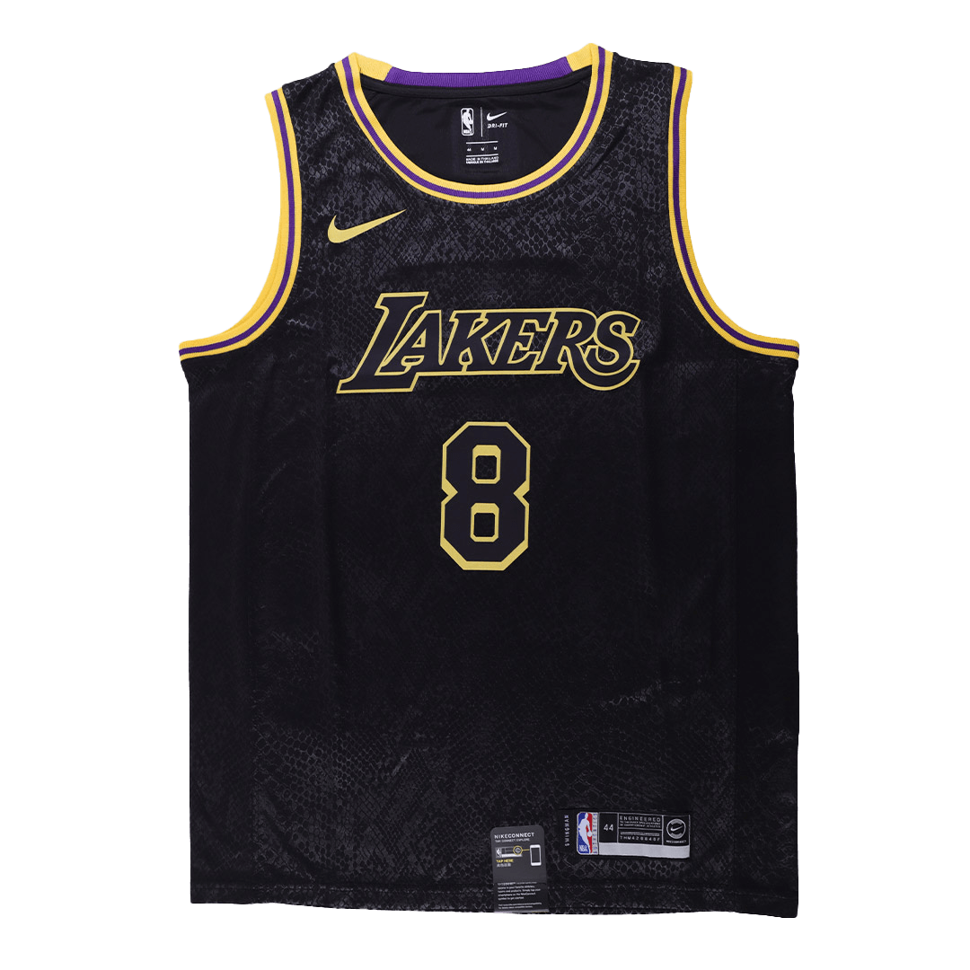 Swingman Kobe Bryant #8 Los Angeles Lakers Jersey By Nike Black ...