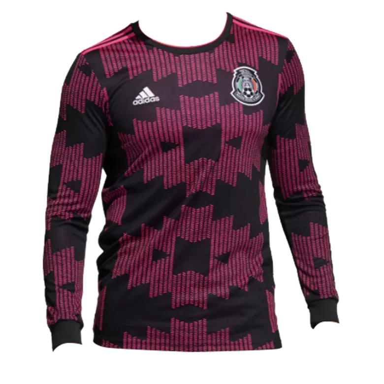 Mexico Home Long Sleeve Soccer Jersey 2021 - gogoalshop