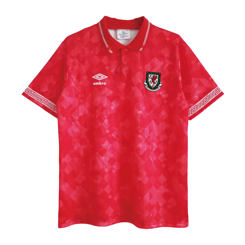 Vintage Soccer Jersey Wales Home 1990/92 - gogoalshop