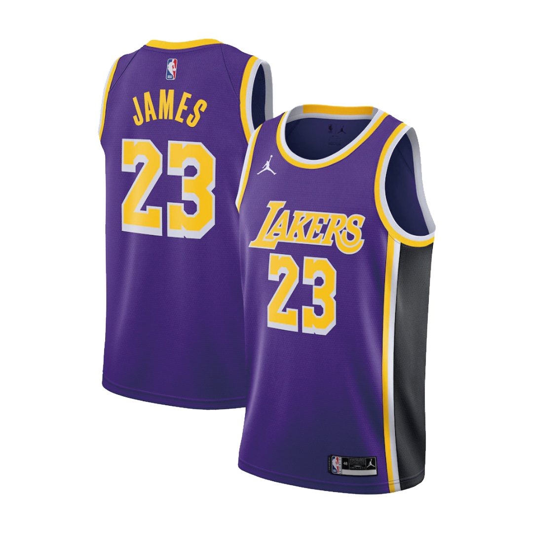 Swingman Lebron James 23 Los Angeles Lakers Jersey 2020 21 By Jordan Purple Gogoalshop