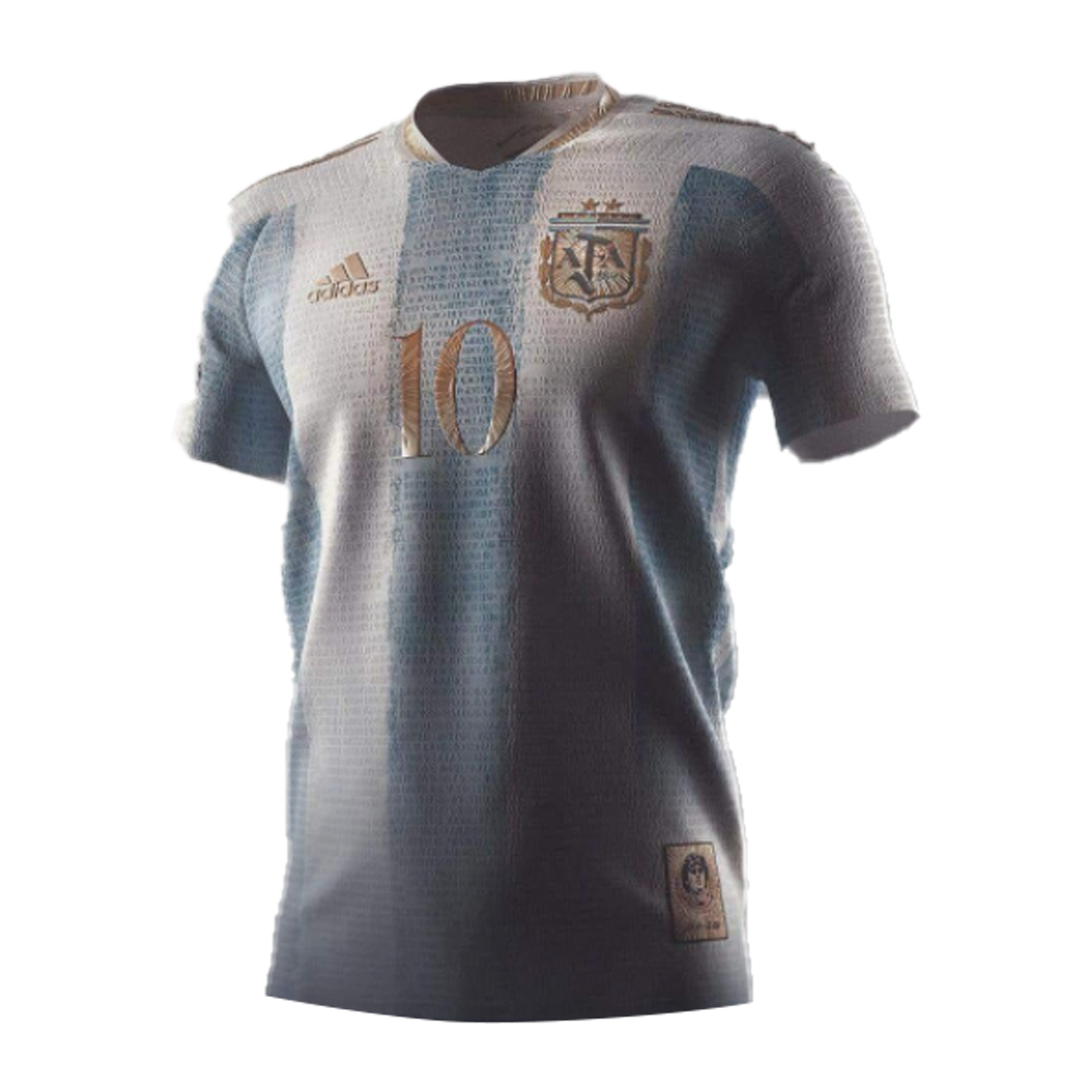 Maradona 10 Argentina Commemorative Commemorative Soccer Jersey 2021
