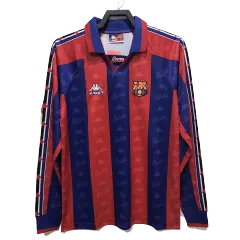 Retro Barcelona Home Long Sleeve Jersey 1996/97 By Kappa - gogoalshop