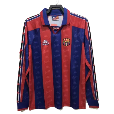Retro Barcelona Home Long Sleeve Jersey 1996/97 By Kappa - gogoalshop