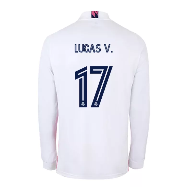Lucas V. #17 Real Madrid Home Soccer Jersey 2020/21 - gogoalshop