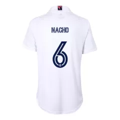Replica Nacho #6 Real Madrid Home Jersey 2020/21 By Adidas Women - gogoalshop