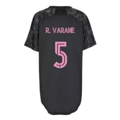 Replica R. Varane #5 Real Madrid Third Away Jersey 2020/21 By Adidas Women - gogoalshop
