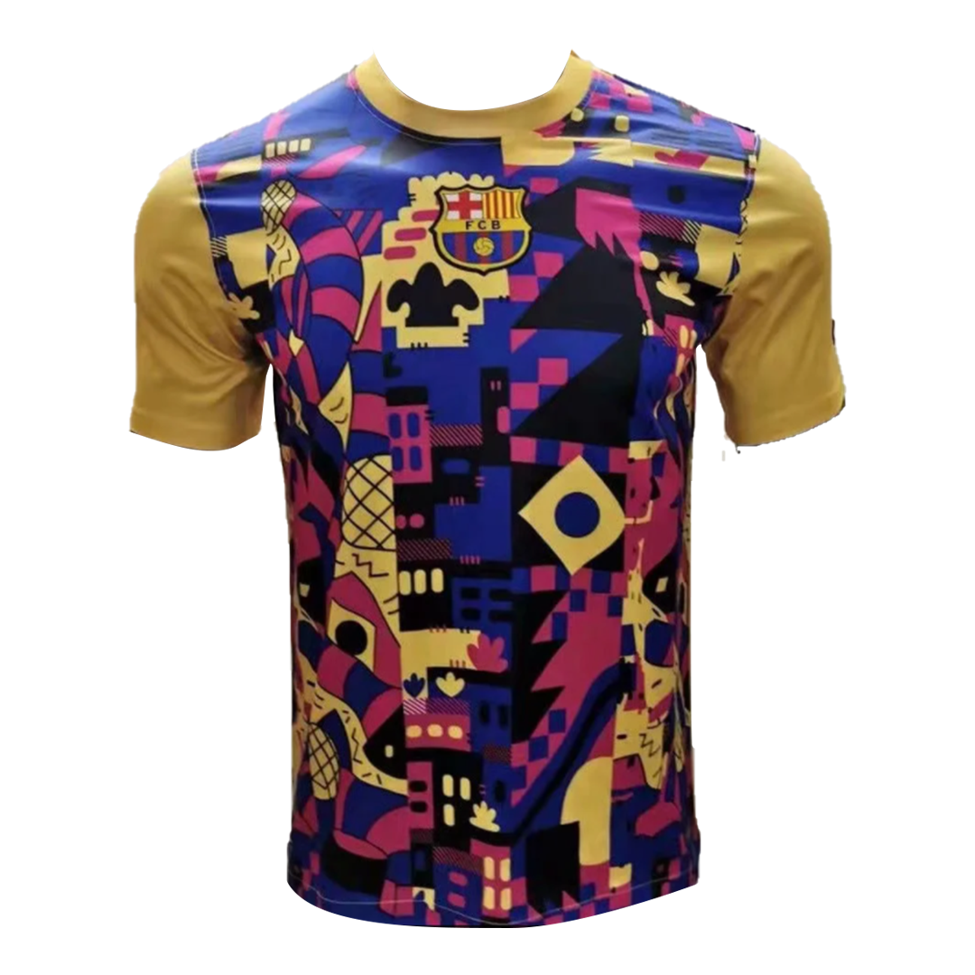 barcelona pre match jersey
