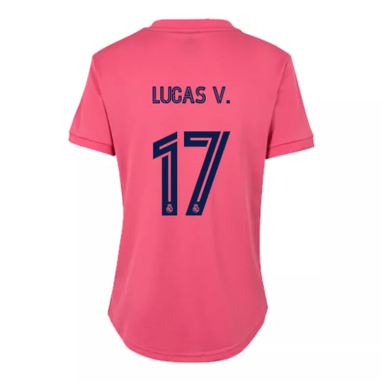 Lucas V. #17 Real Madrid Away Soccer Jersey 2020/21 Women - gogoalshop