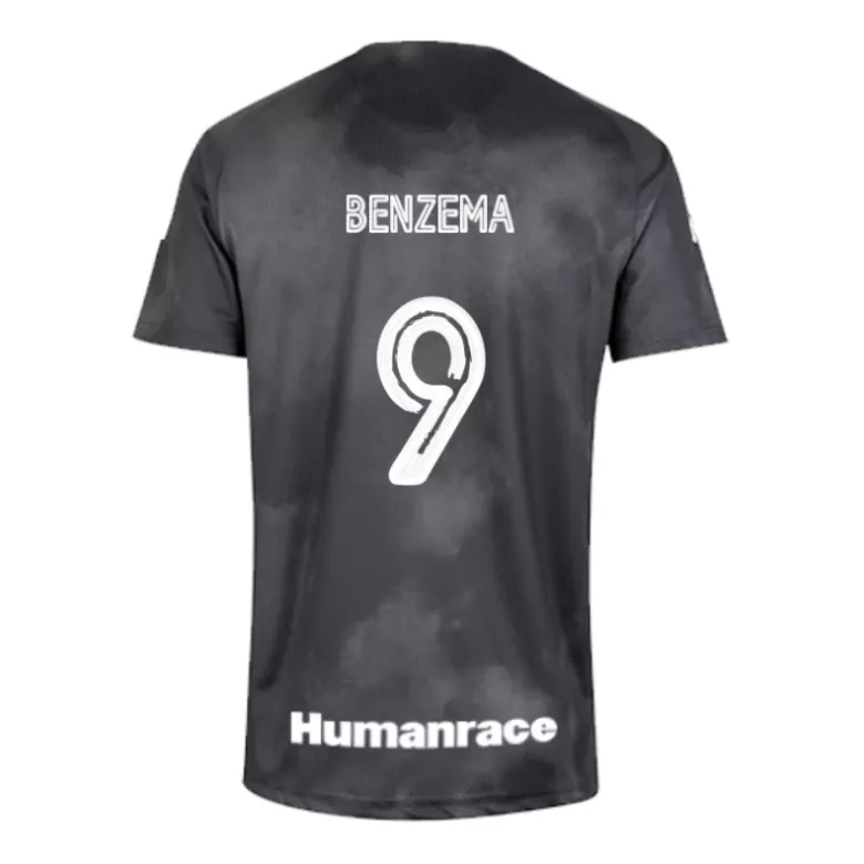 Benzema #9 Real Madrid Human Race Soccer Jersey - gogoalshop