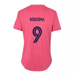 Replica Benzema #9 Real Madrid Away Jersey 2020/21 By Adidas Women - gogoalshop