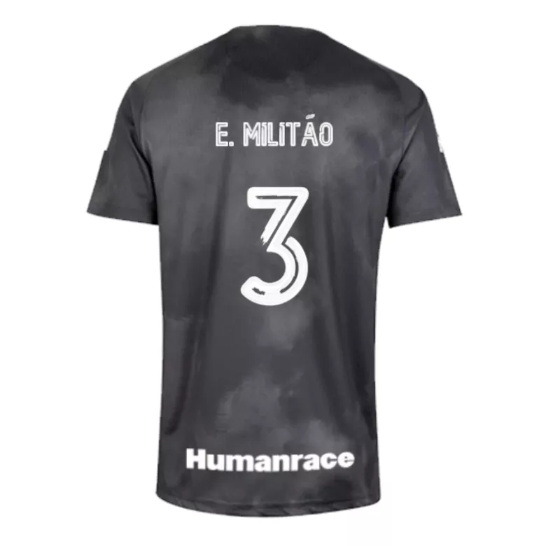E. Militão #3 Real Madrid Human Race Soccer Jersey - gogoalshop