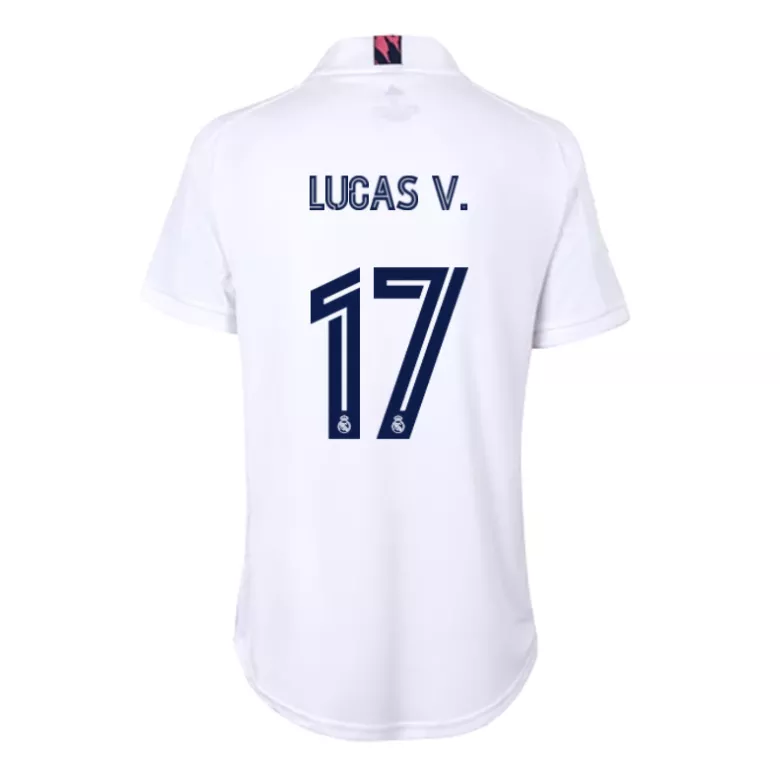 Lucas V. #17 Real Madrid Home Soccer Jersey 2020/21 Women - gogoalshop