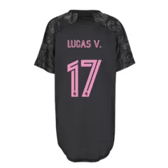 Replica Lucas V. #17 Real Madrid Third Away Jersey 2020/21 By Adidas Women - gogoalshop