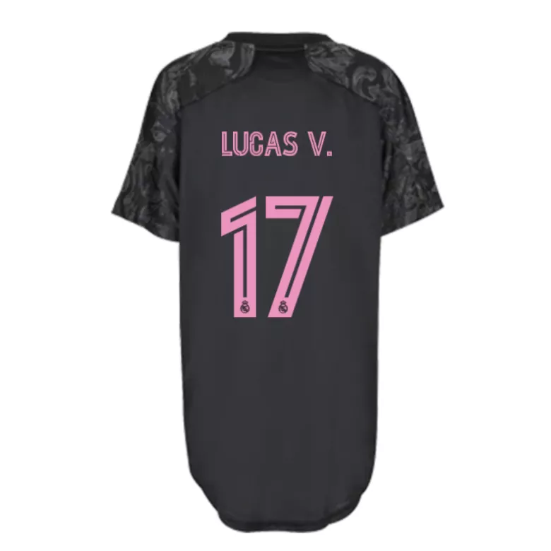 Lucas V. #17 Real Madrid Third Away Soccer Jersey 2020/21 Women - gogoalshop