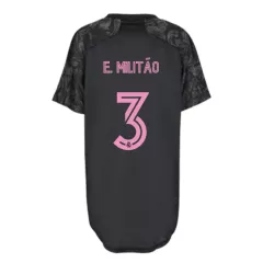 Replica E. Militão #3 Real Madrid Third Away Jersey 2020/21 By Adidas Women - gogoalshop