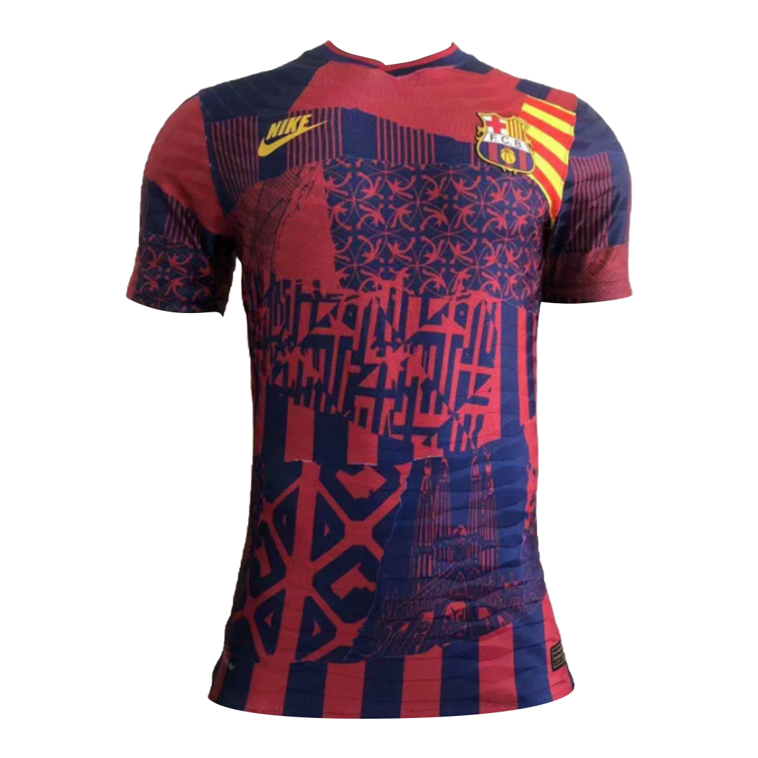 barcelona pre match jersey