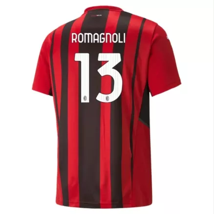 Replica ROMAGNOLI #13 AC Milan Home Jersey 2021/22 By Puma - gogoalshop