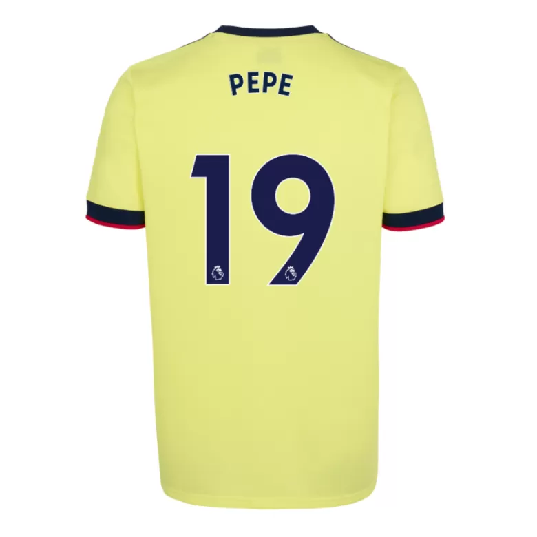 PEPE #19 Arsenal Away Soccer Jersey 2021/22 - gogoalshop