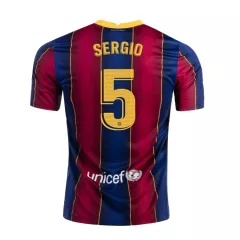 Replica SERGIO #5 Barcelona Home Jersey 2020/21 By Nike - gogoalshop
