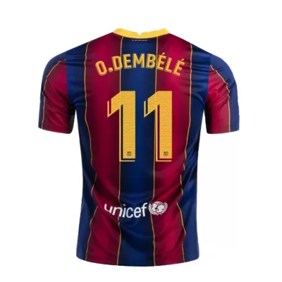 O.DEMBÉLÉ #11 Barcelona Home Soccer Jersey 2020/21 | Gogoalshop
