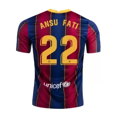 バルセロナ 20/21 ホームユニフォーム ANSU FATI #22 M 2020-21 Barcelona Home Match Shirt #22 ANSU FATI La Liga