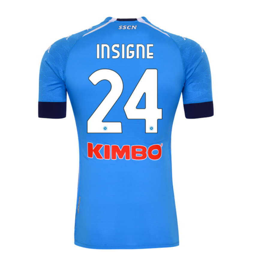 INSIGNE #24 Napoli Home Soccer Jersey 2020/21 | Gogoalshop