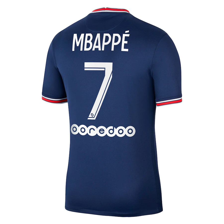 Replica MBAPPÉ #7 PSG Home Jersey 2021/22 By Nike | Gogoalshop