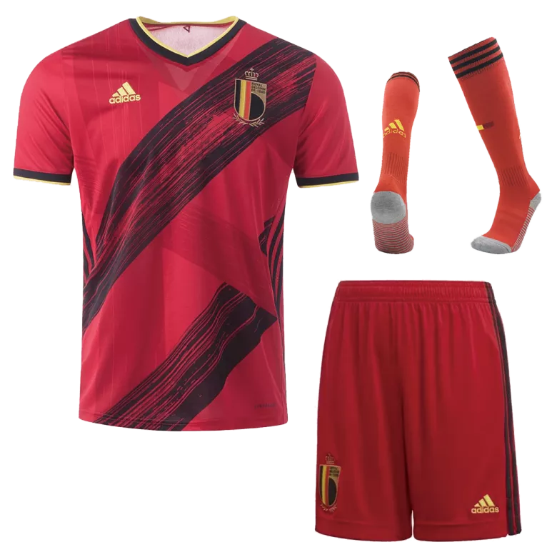 Belgium Home Kids Soccer Jerseys Kit 2020 - gogoalshop