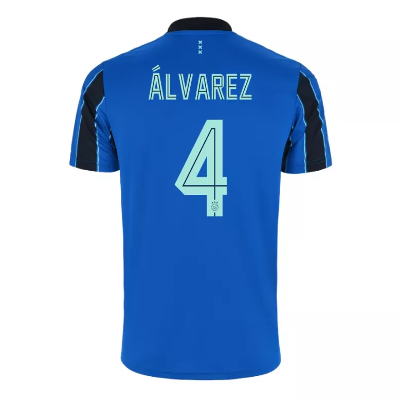ÁLVAREZ #4 Ajax Away Soccer Jersey 2021/22 - gogoalshop