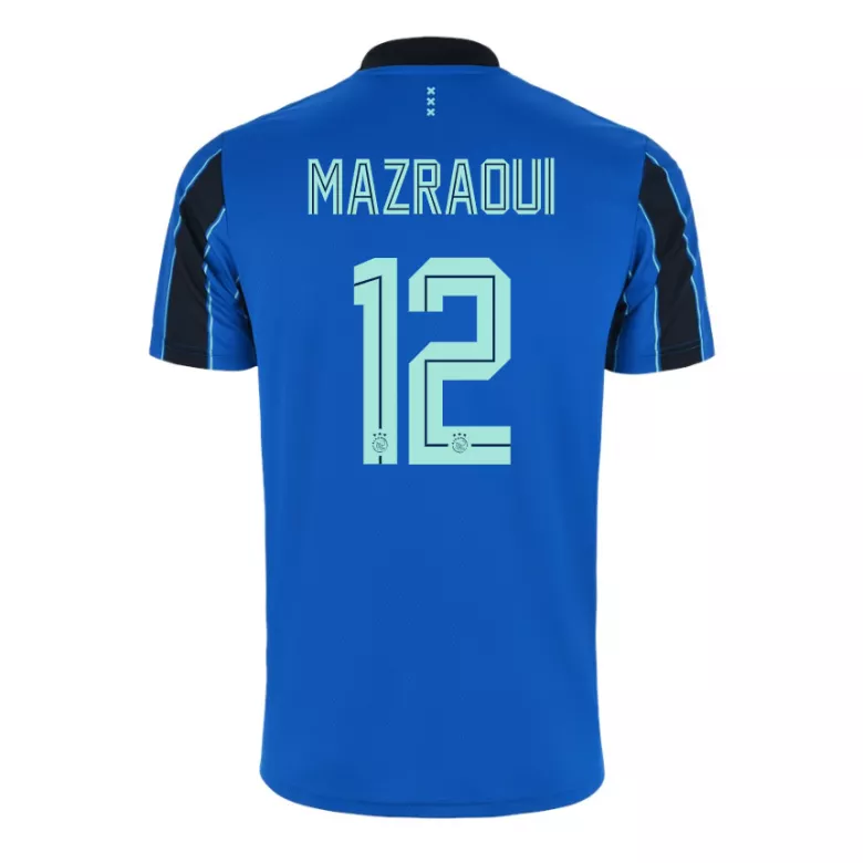MAZRAOUI #12 Ajax Away Soccer Jersey 2021/22 - gogoalshop