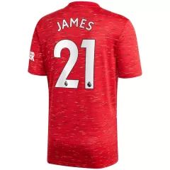 Replica JAMES #21 Manchester United Home Jersey 2020/21 By Adidas - gogoalshop