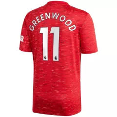 Replica GREENWOOD #11 Manchester United Home Jersey 2020/21 By Adidas - gogoalshop
