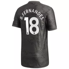 Replica B.FERNANDES #18 Manchester United Away Jersey 2020/21 By Adidas - gogoalshop