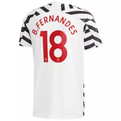 Replica B.FERNANDES #18 Manchester United Third Away Jersey 2020/21 By Adidas - gogoalshop