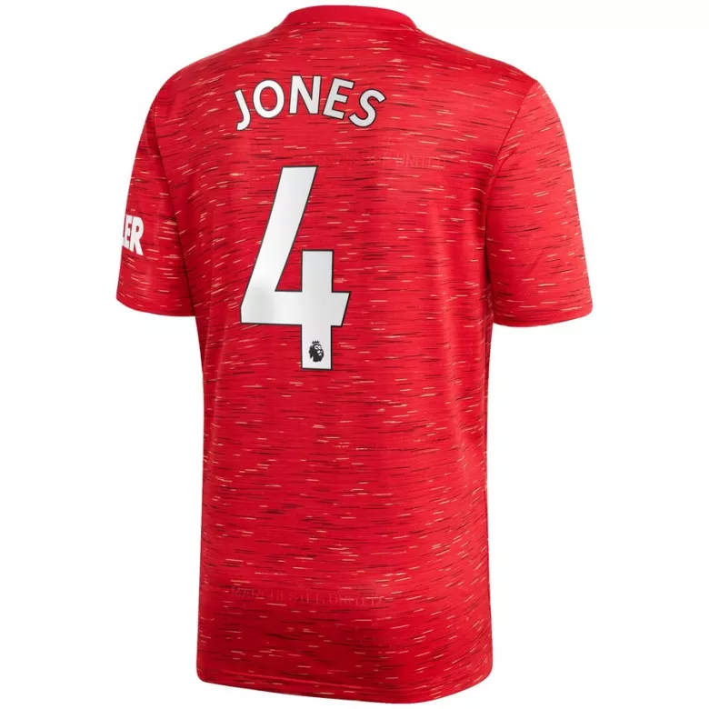 JONES #4 Manchester United Home Soccer Jersey 2020/21 - gogoalshop