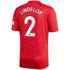 Replica LINDELOF #2 Manchester United Home Jersey 2020/21 By Adidas - gogoalshop