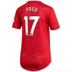 Replica FRED #17 Manchester United Home Jersey 2020/21 By Adidas Women - gogoalshop