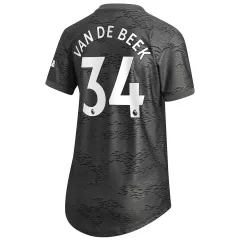 Replica VAN DE BEEK #34 Manchester United Away Jersey 2020/21 By Adidas Women - gogoalshop