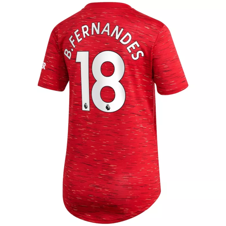 B.FERNANDES #18 Manchester United Home Soccer Jersey 2020/21 Women - gogoalshop