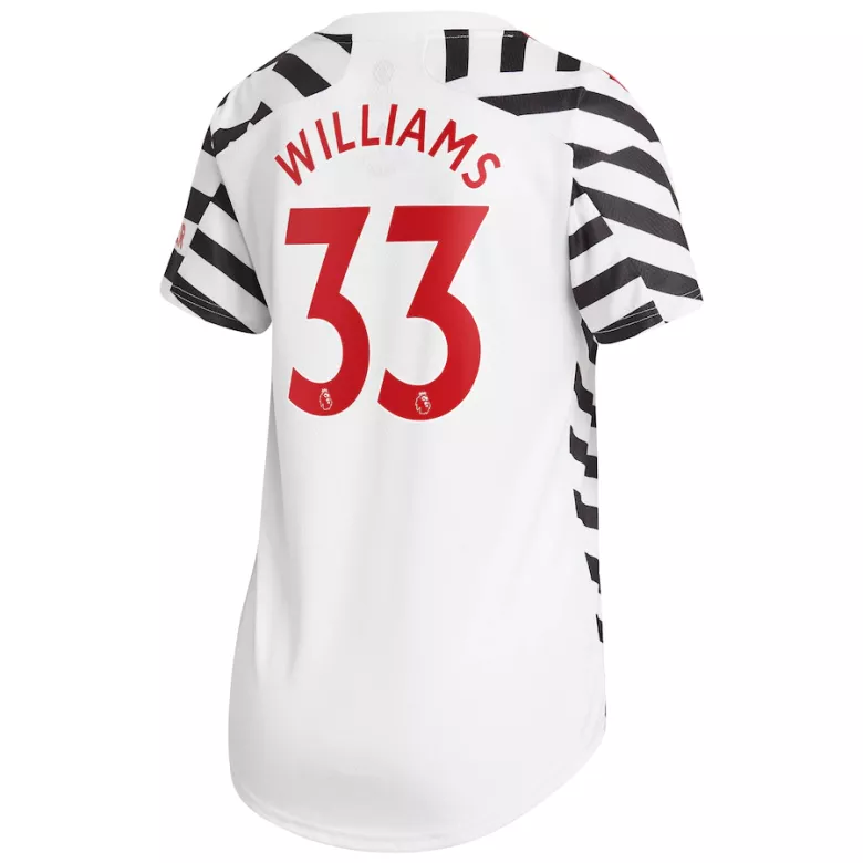WILLIAMS #33 Manchester United Third Away Soccer Jersey 2020/21 Women - gogoalshop