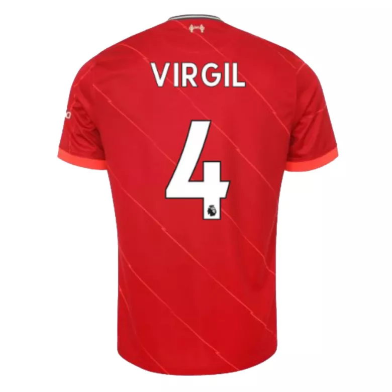 VIRGIL #4 Liverpool Home Soccer Jersey 2021/22 - gogoalshop