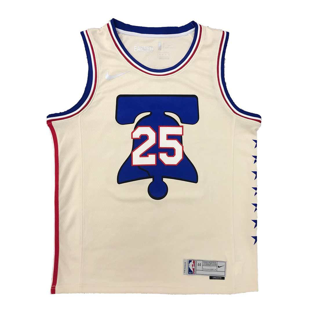 Swingman SIMMONS 25 Philadelphia 76ers NBA Jersey 2021 By Nike