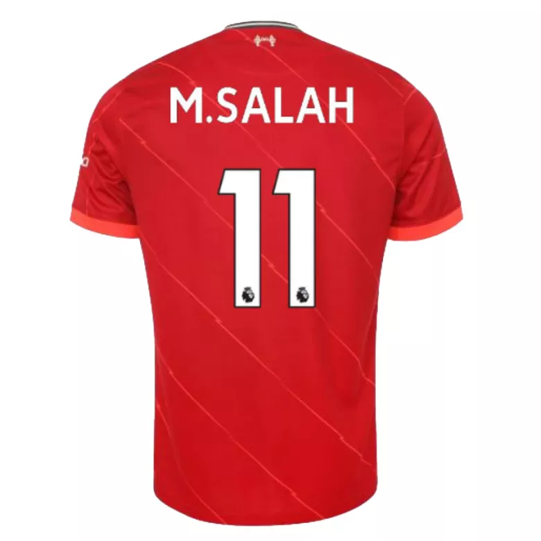 M.SALAH #11 Liverpool Home Soccer Jersey 2021/22 - gogoalshop